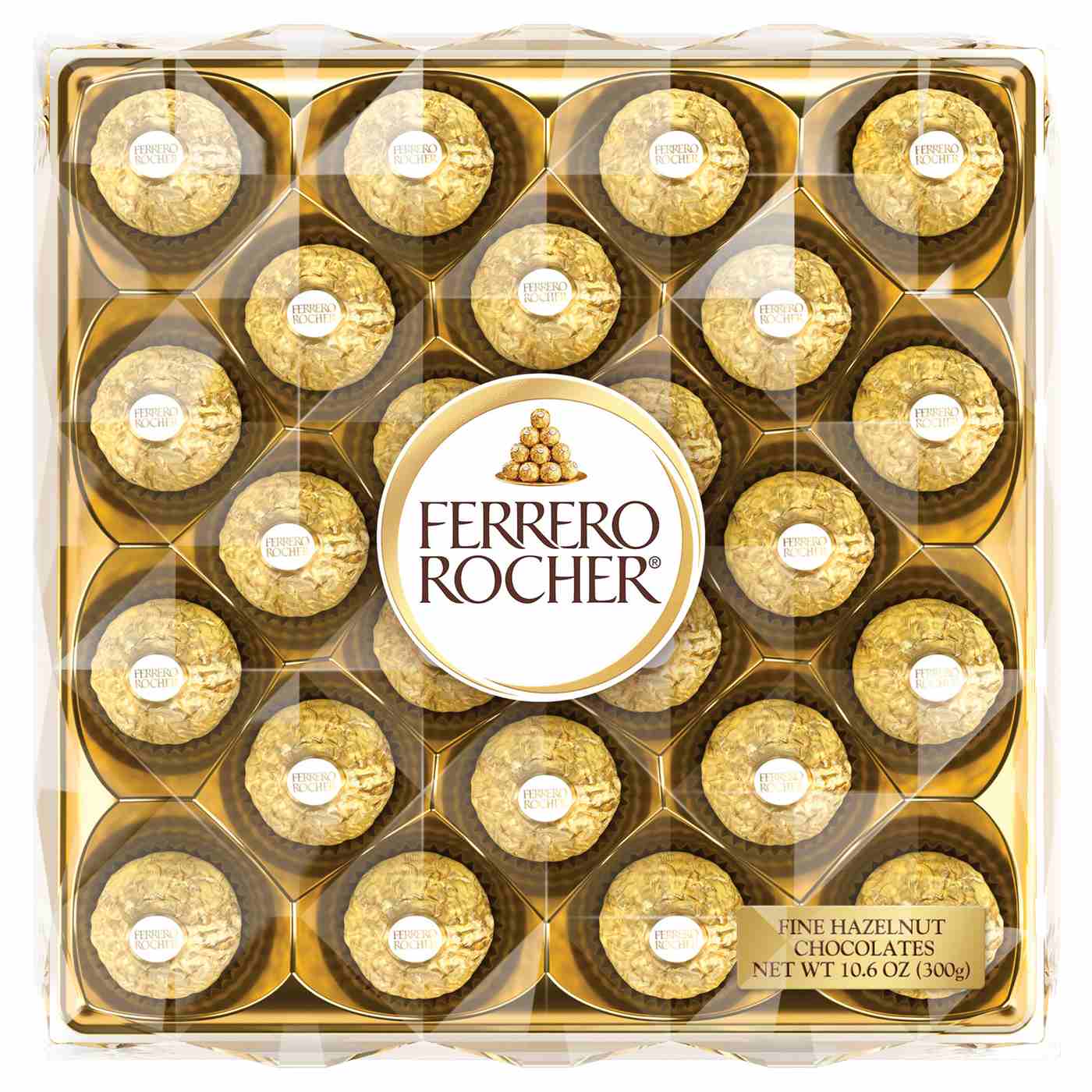 Ferrero Rocher Fine Hazelnut Chocolates Gift Box, 24 Pc; image 1 of 7