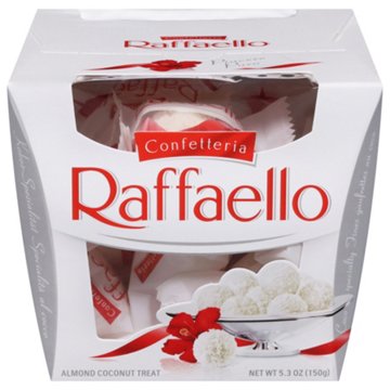 Raffaello Almond Coconut Chocolate Confections Gift Box, 15 pc