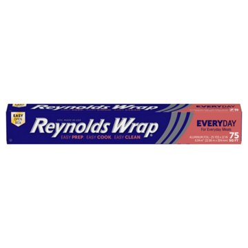 Reynolds Wrap Standard 12 in Aluminum Foil, 75 sq ft