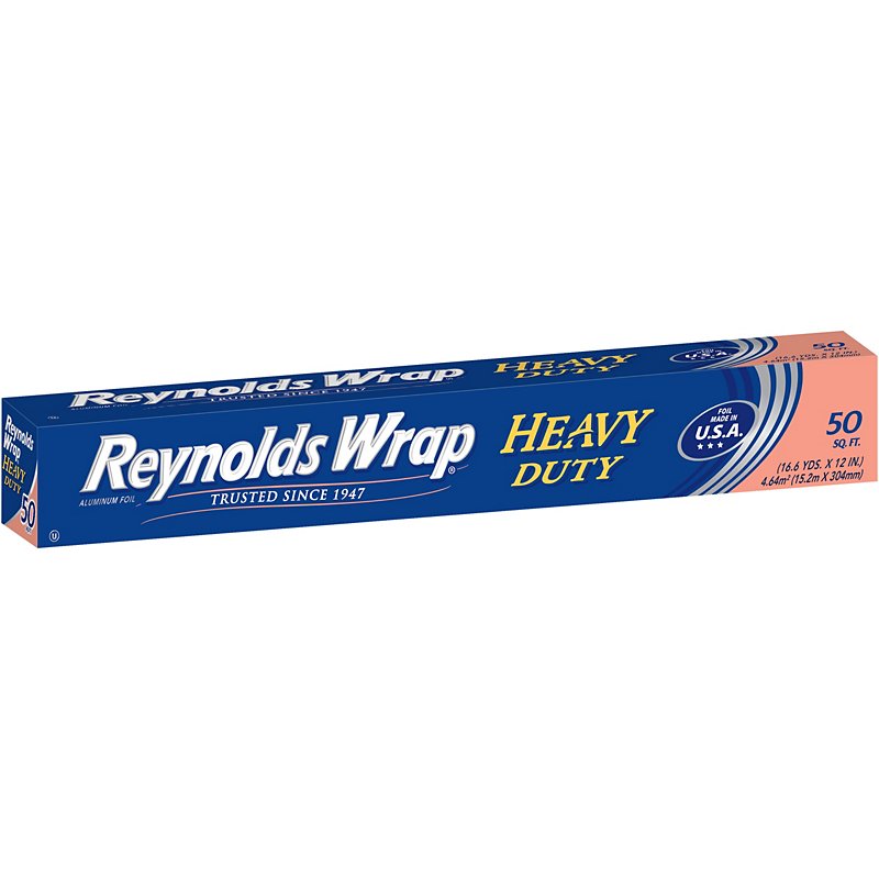 130 Square Feet 1 Pack Reynolds Wrap Heavy Duty Aluminum Foil 
