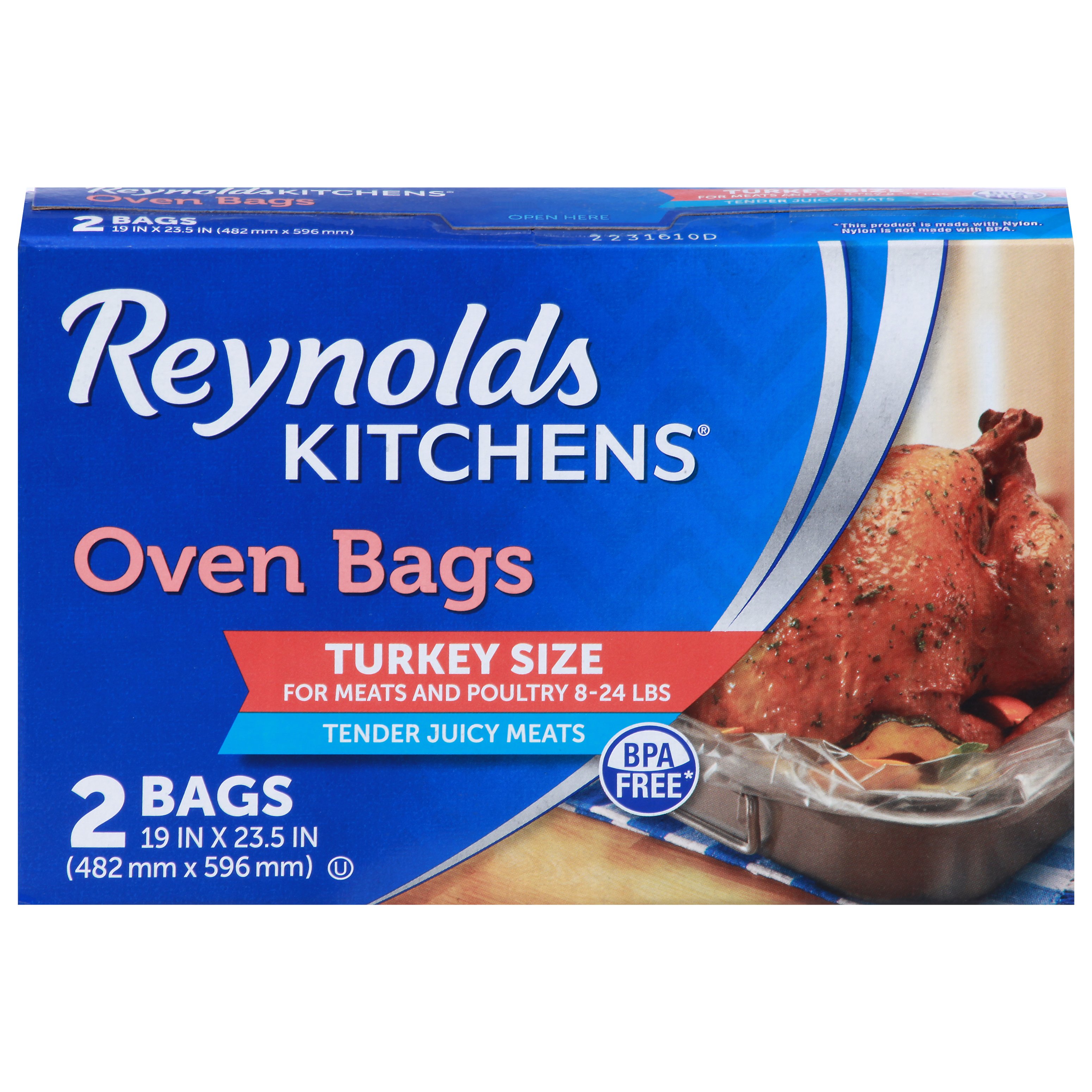 Reynolds Kitchens Turkey Size Oven Bags Shop Storage bags at HEB
