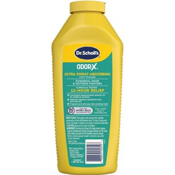 Dr. Scholl's Ultra-Sweat Absorbing Foot Powder, 7 oz