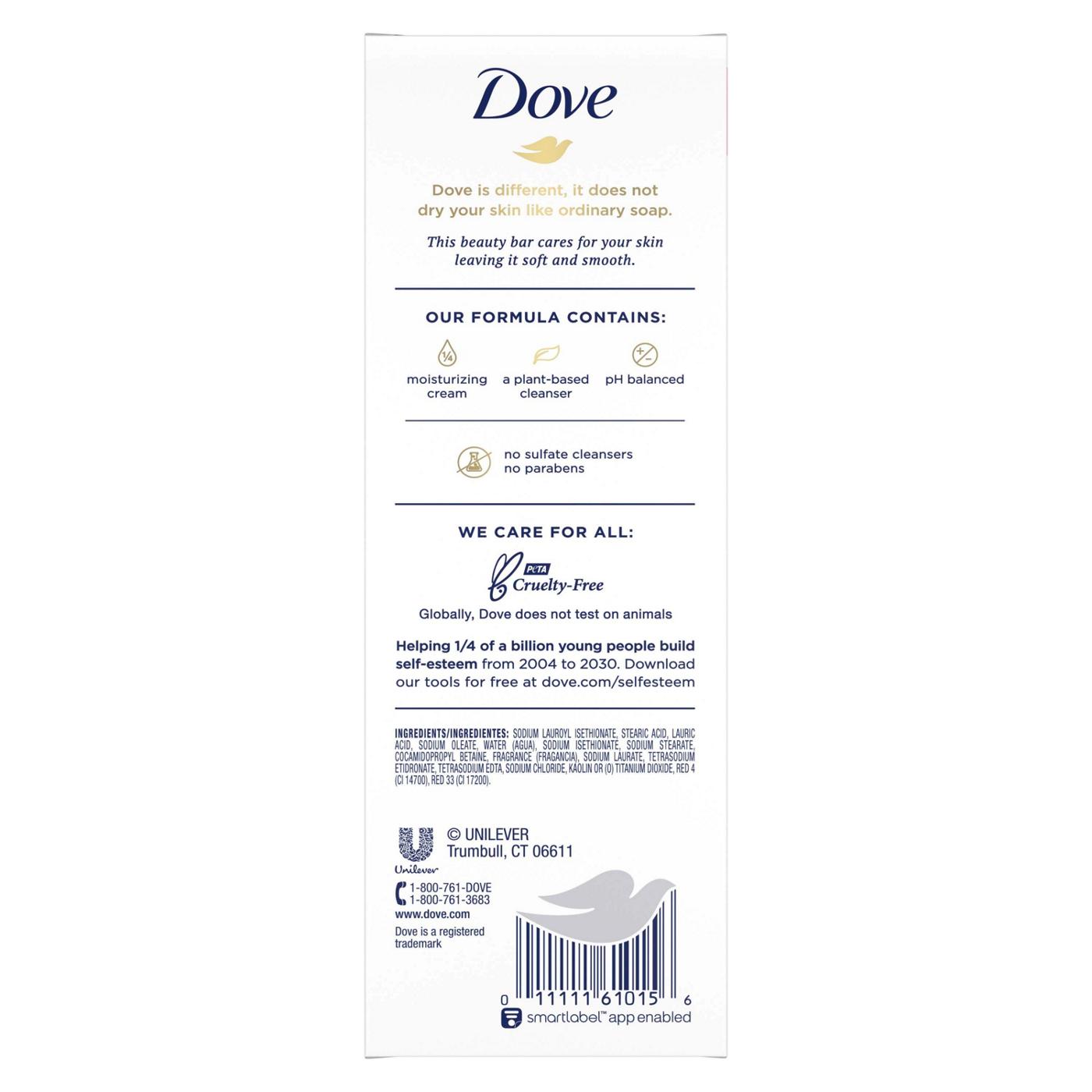 Dove Pink Beauty Bar; image 2 of 3