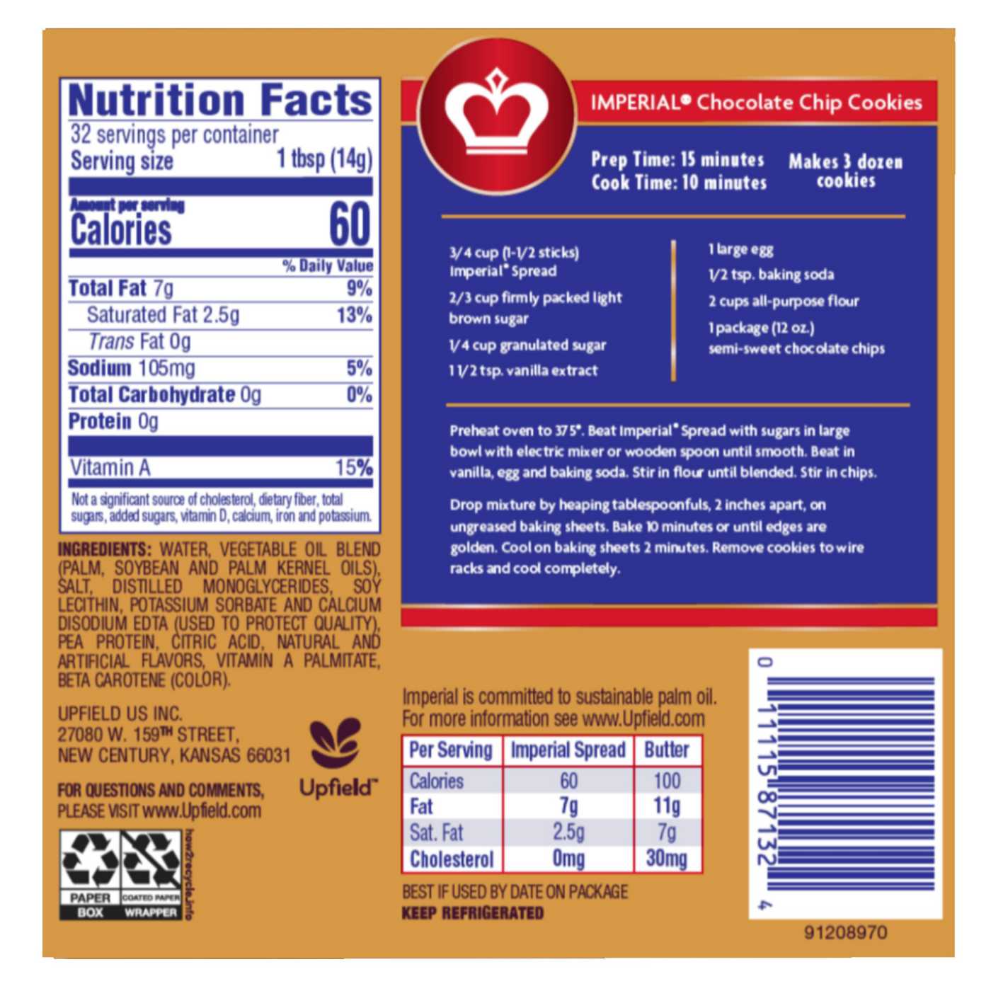 Imperial Vegetable Oil Spread; image 3 of 10