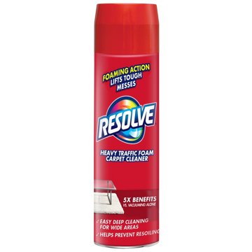 Resolve Heavy Traffic, Pet Stain and Odor Remover Carpet Cleaner Foam, 22 oz