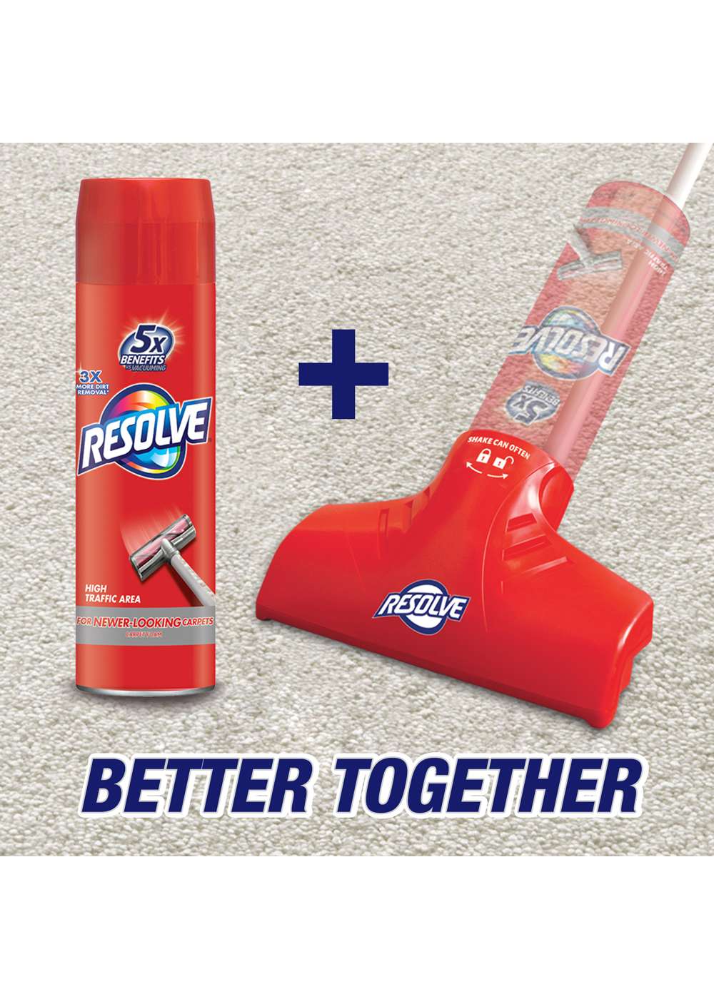 Resolve Heavy Traffic, Pet Stain and Odor Remover Carpet Cleaner Foam; image 7 of 7