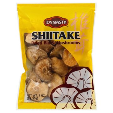 Dynasty Shiitake Dried Black Mushrooms, 1 oz