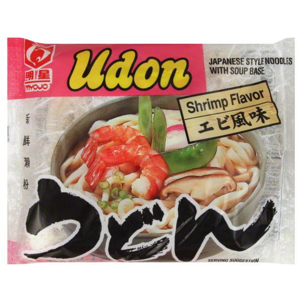 Myojo Shrimp Flavor Japanese Style Udon Noodles With Soup Base Shop