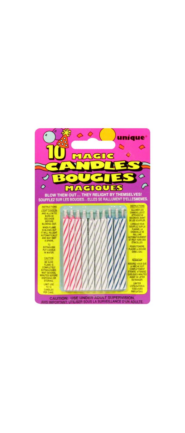 Unique Magic Candles Assorted Varieties Shop Birthday candles at HEB