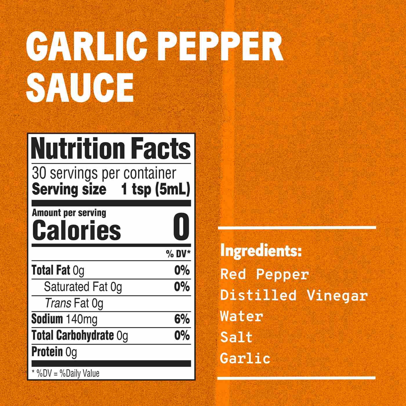 Tabasco Garlic Pepper Sauce; image 6 of 9