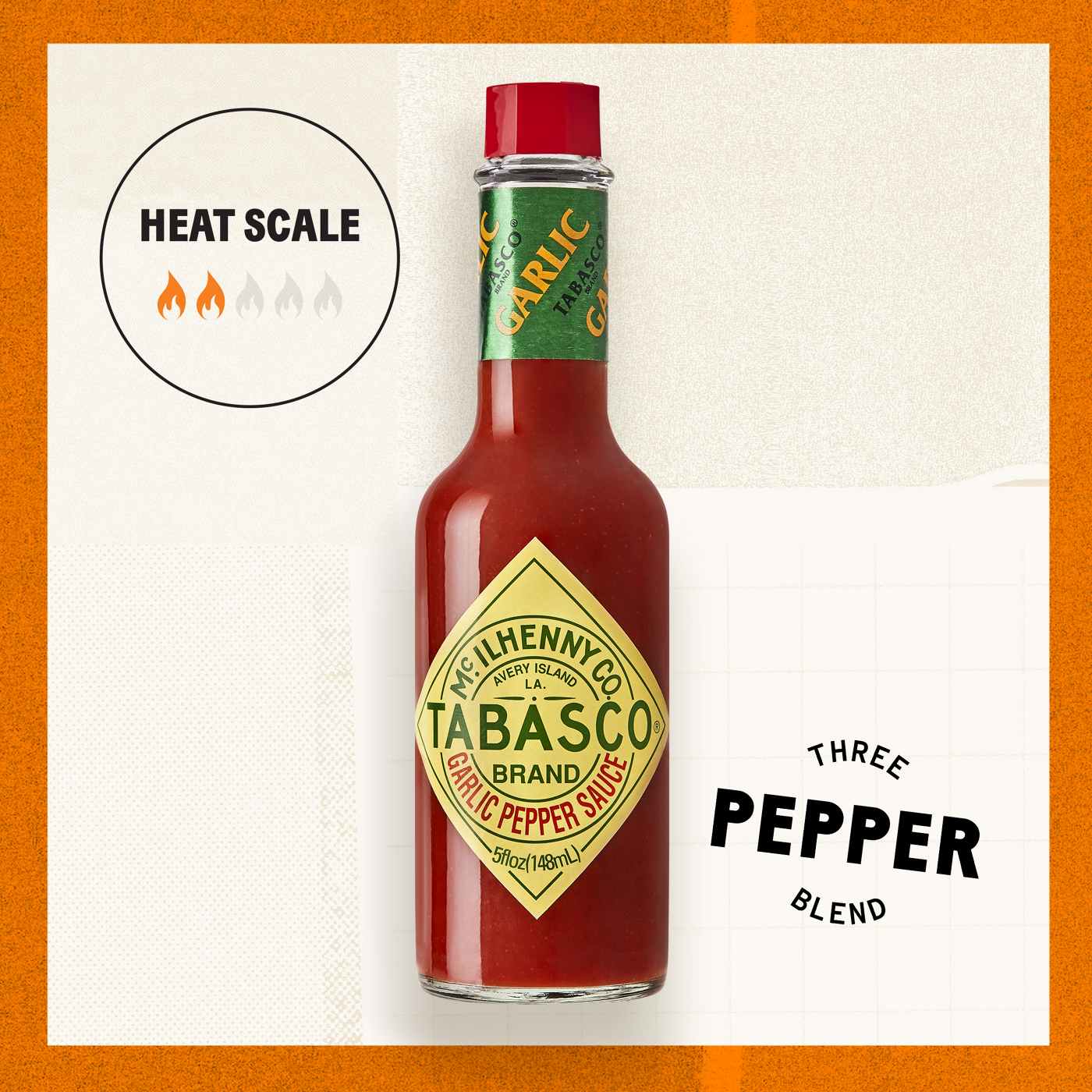 Tabasco Garlic Pepper Sauce; image 8 of 8