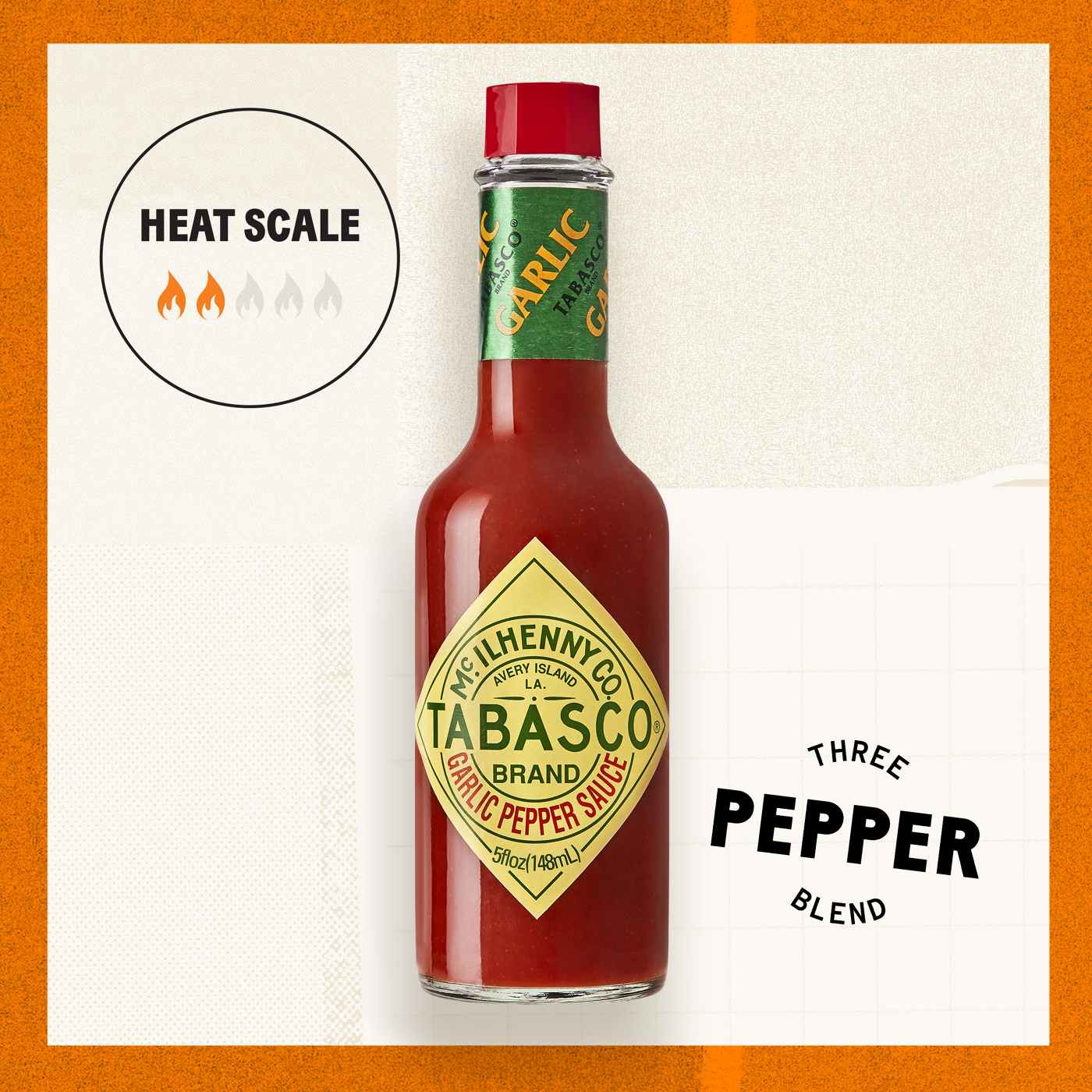 Tabasco Garlic Pepper Sauce; image 9 of 9
