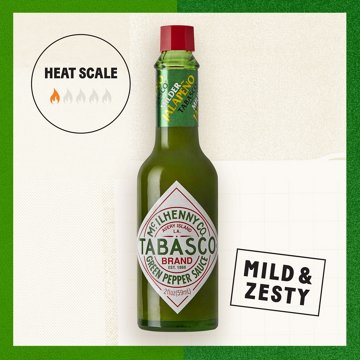 Tabasco Green Pepper Sauce, 2 oz