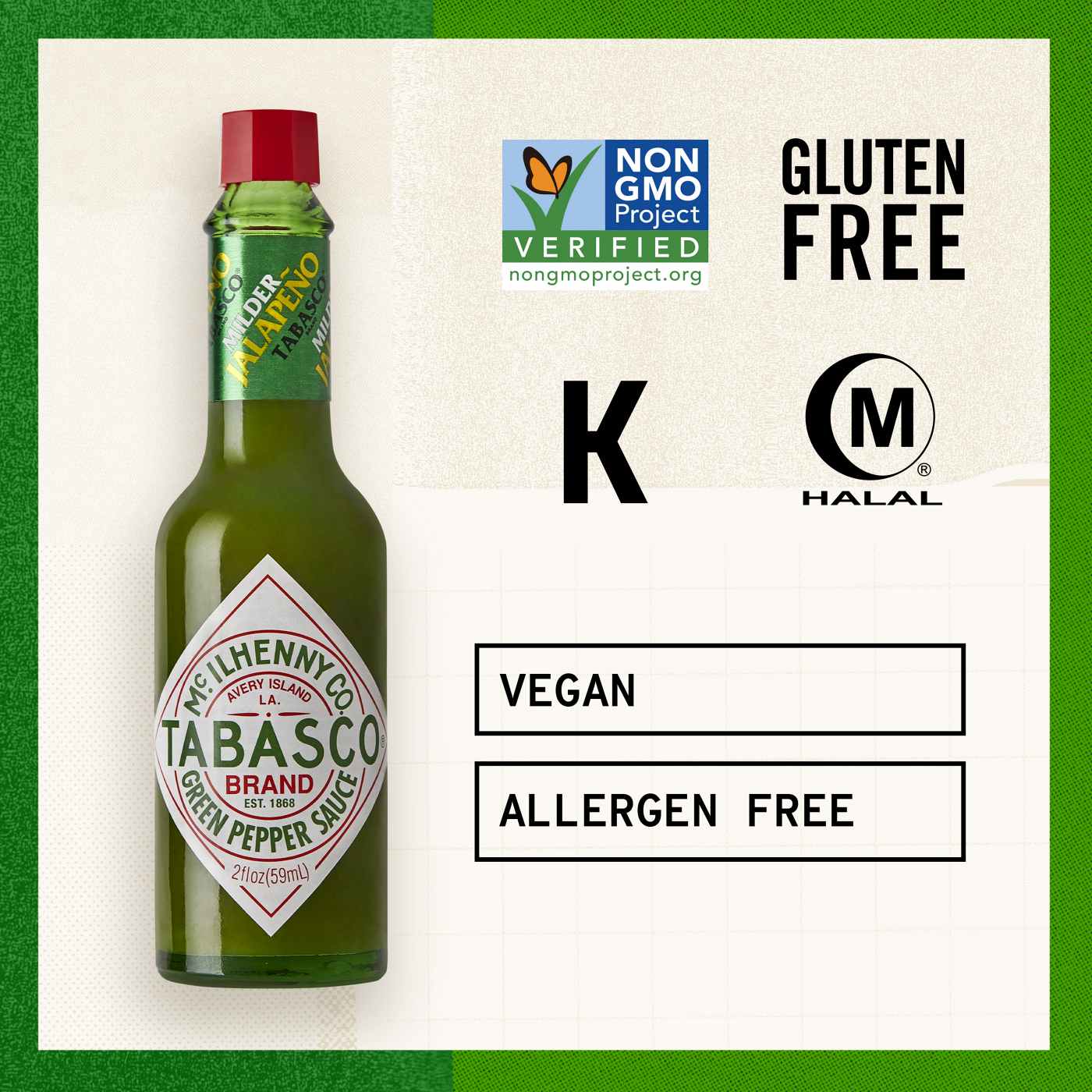 Tabasco Green Pepper Sauce; image 4 of 8