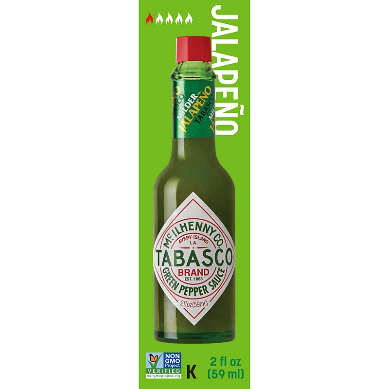 Tabasco Green Pepper Sauce Shop Condiments At H E B