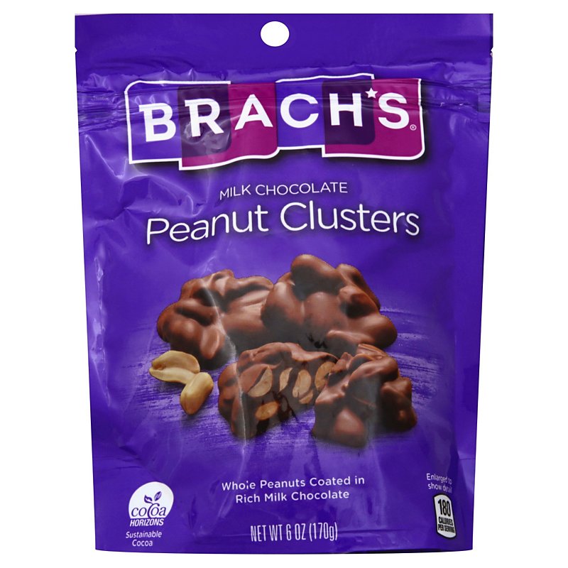 Brachs Milk Chocolate Covered Peanut Clusters Shop Snacks And Candy At