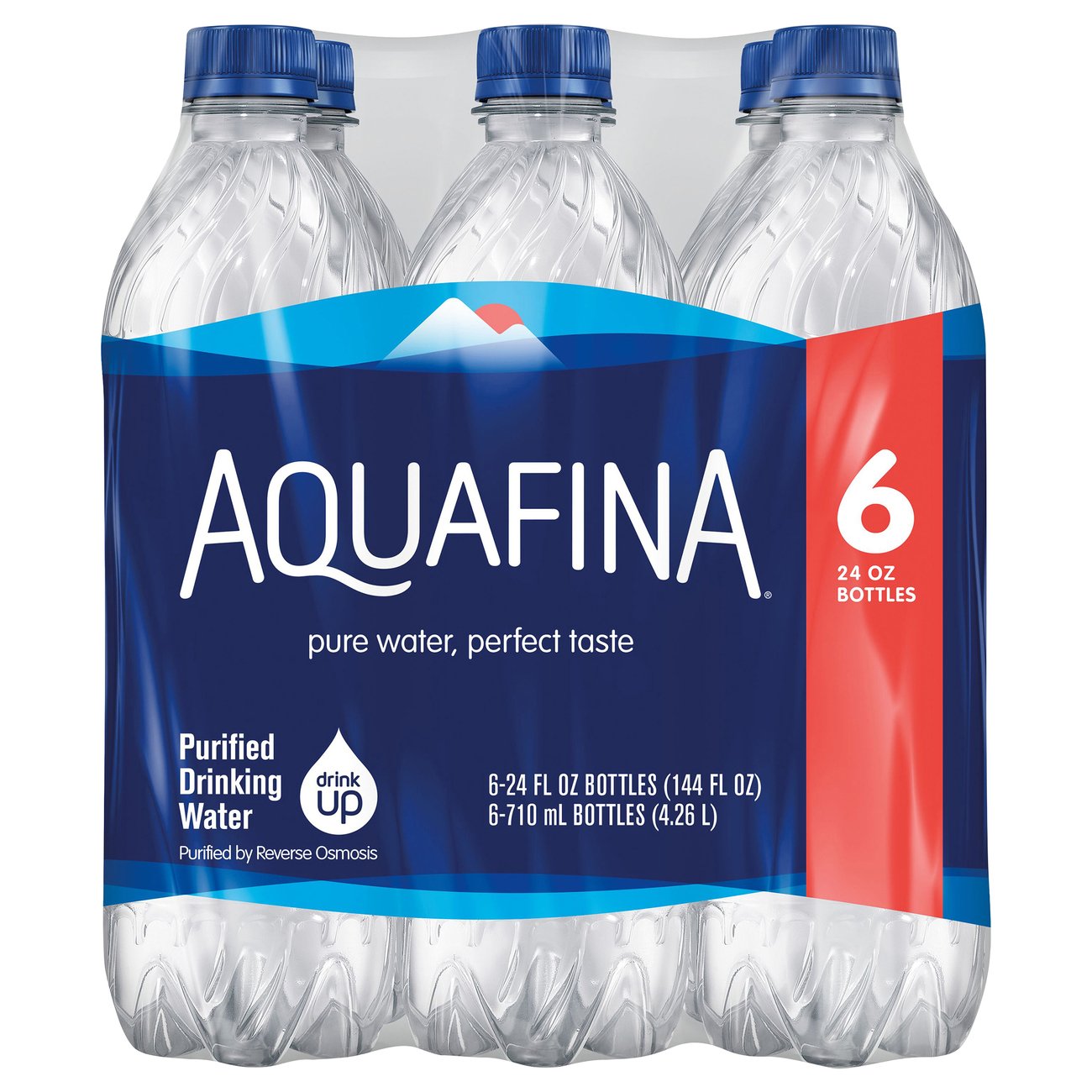 Aquafina Purified Drinking Water 24 oz Bottles Shop Water at HEB