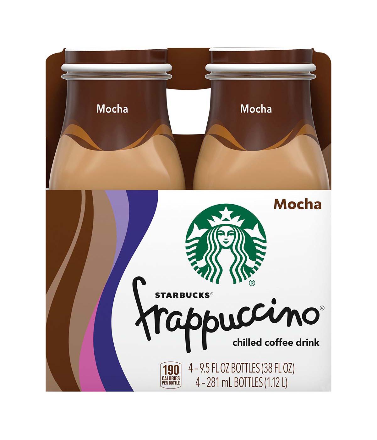 Starbucks Mocha Frappuccino Coffee Drink 9.5 oz Bottles; image 1 of 2