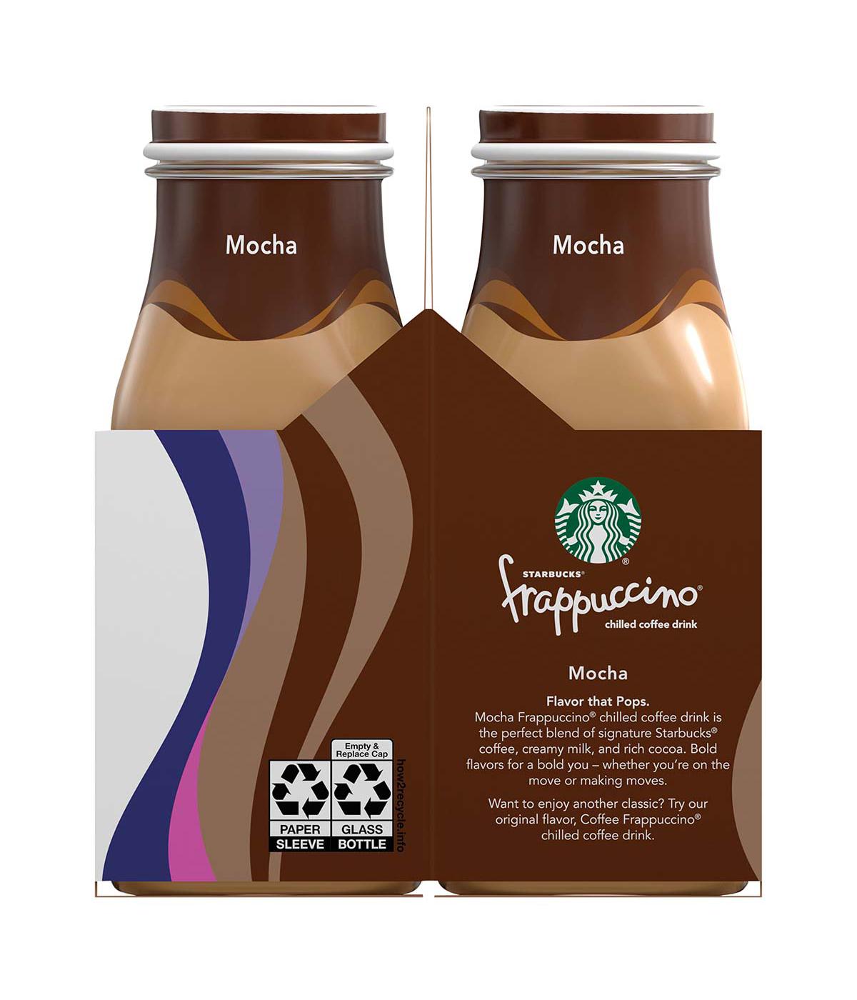 Starbucks Mocha Frappuccino Coffee Drink 9.5 oz Bottles; image 2 of 2