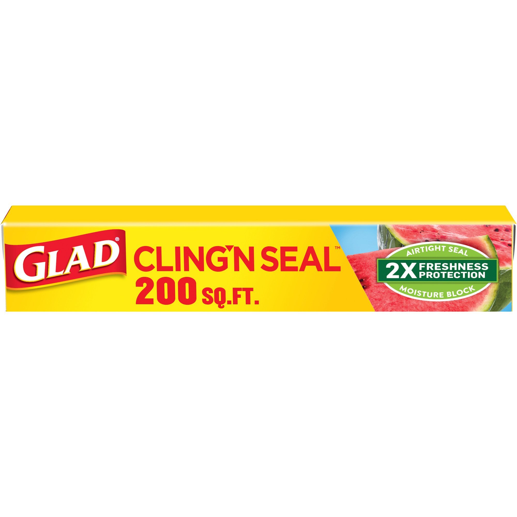 glad cling wrap clear plastic