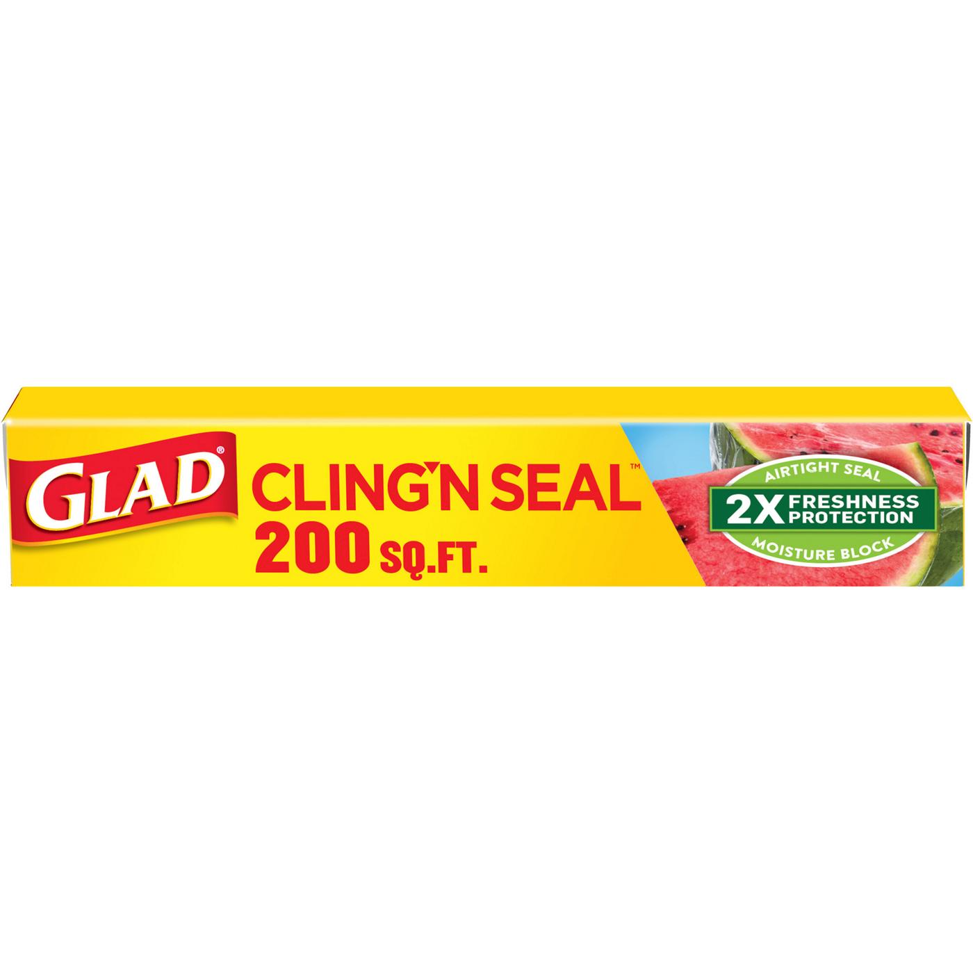 Glad Cling 'N Seal Clear Plastic Wrap; image 1 of 6