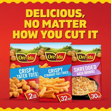 Ore-Ida Crispy Straight-Cut Fries, 32 oz