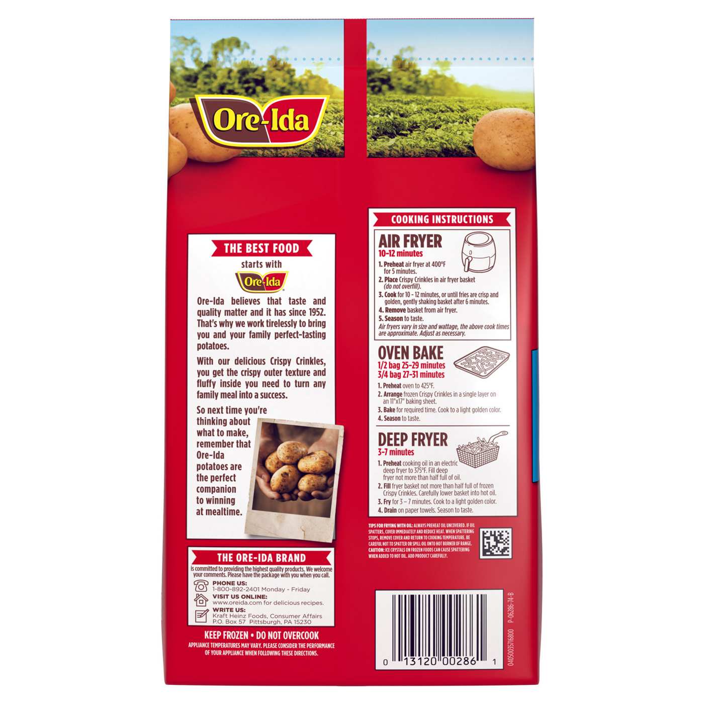 Ore-Ida Crispy Crinkles French Fries; image 4 of 5