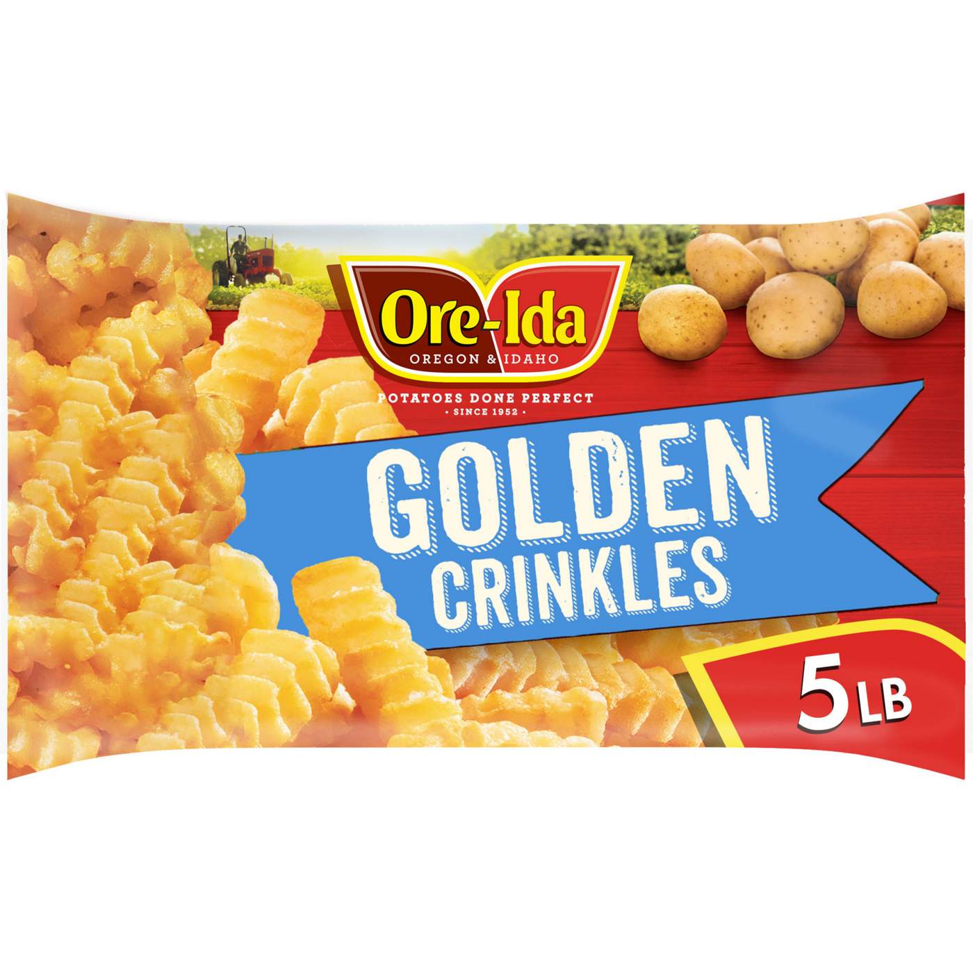 Ore-Ida Frozen Golden Crinkles French Fried Potatoes; image 1 of 4