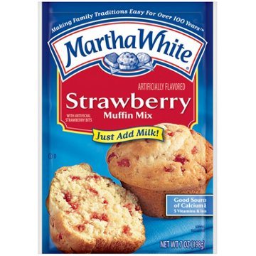 Martha White Strawberry Muffin Mix, 7 oz