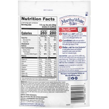 Martha White Strawberry Muffin Mix, 7 oz