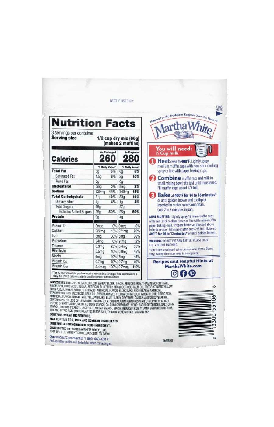 Martha White Wild Berry Muffin Mix; image 2 of 7