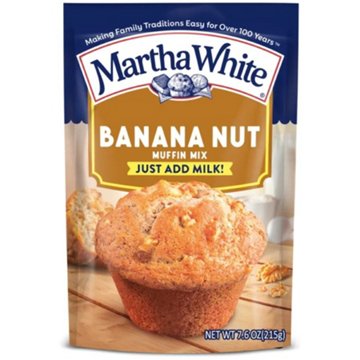 Martha White Banana Nut Muffin Mix, 7.6 oz
