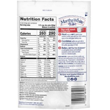 Martha White Apple Cinnamon Muffin Mix, 7 oz