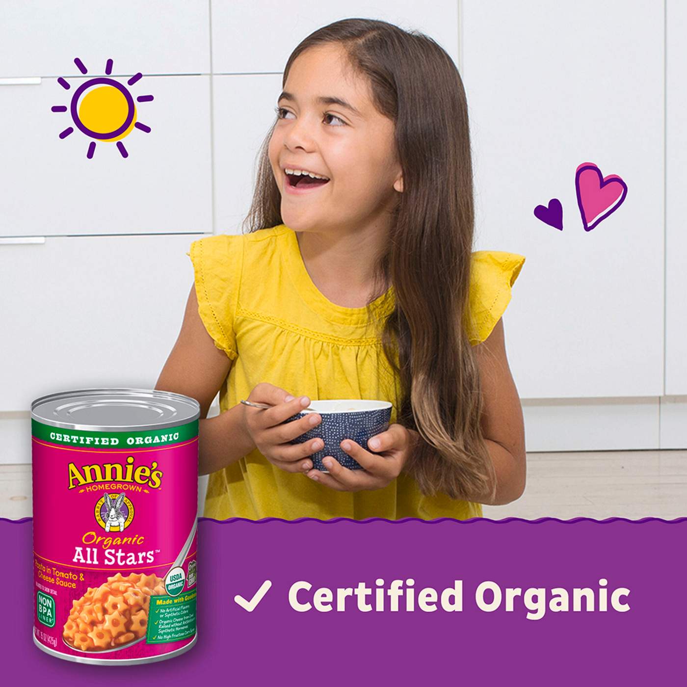 Annie's Organic All Stars Pasta; image 3 of 3