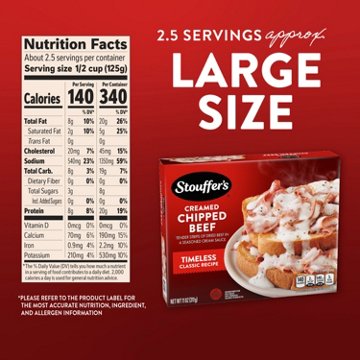 Stouffer's Creamed Chipped Beef Frozen Meal