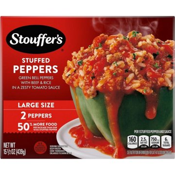 Stouffer's Stuffed Peppers Large Size Frozen Meal