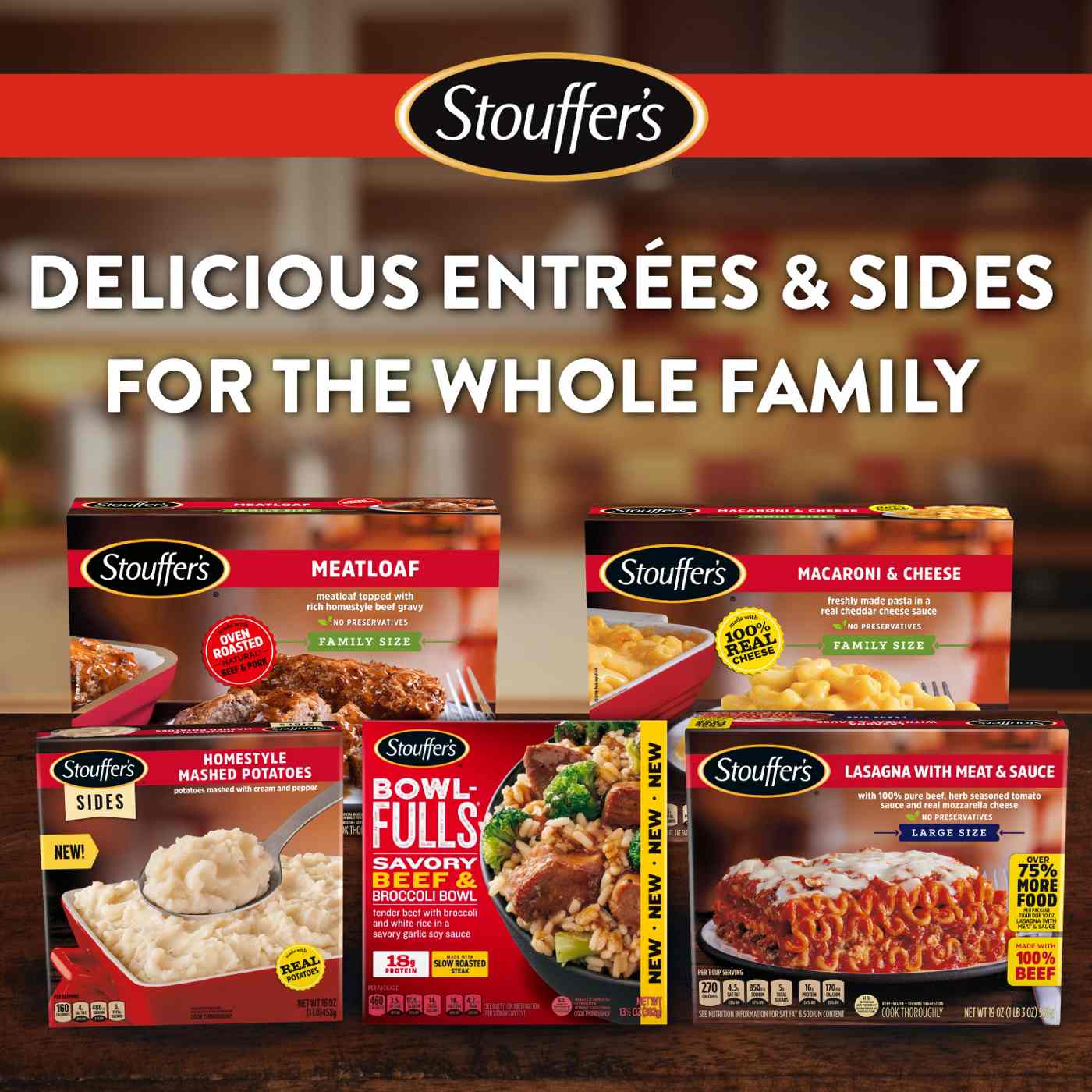 Stouffer's Frozen Meat Lasagna - Large; image 3 of 7