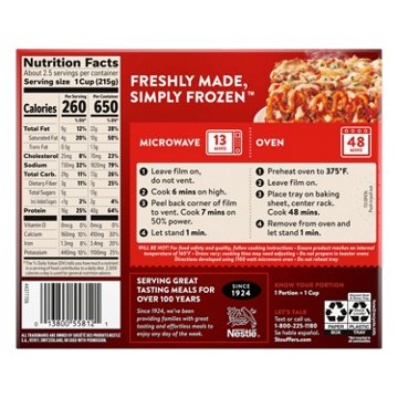 Stouffer's Frozen Meat Lasagna - Large