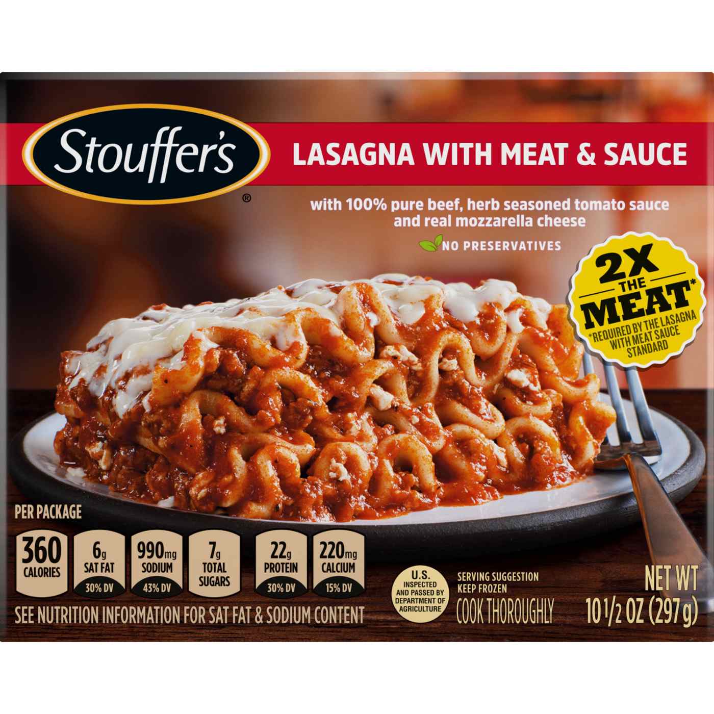 Stouffer's Meat Lasagna Frozen Meal; image 1 of 5