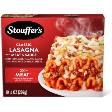 Stouffer's Classic Meat Lasagna Frozen Meal, 10.5 oz