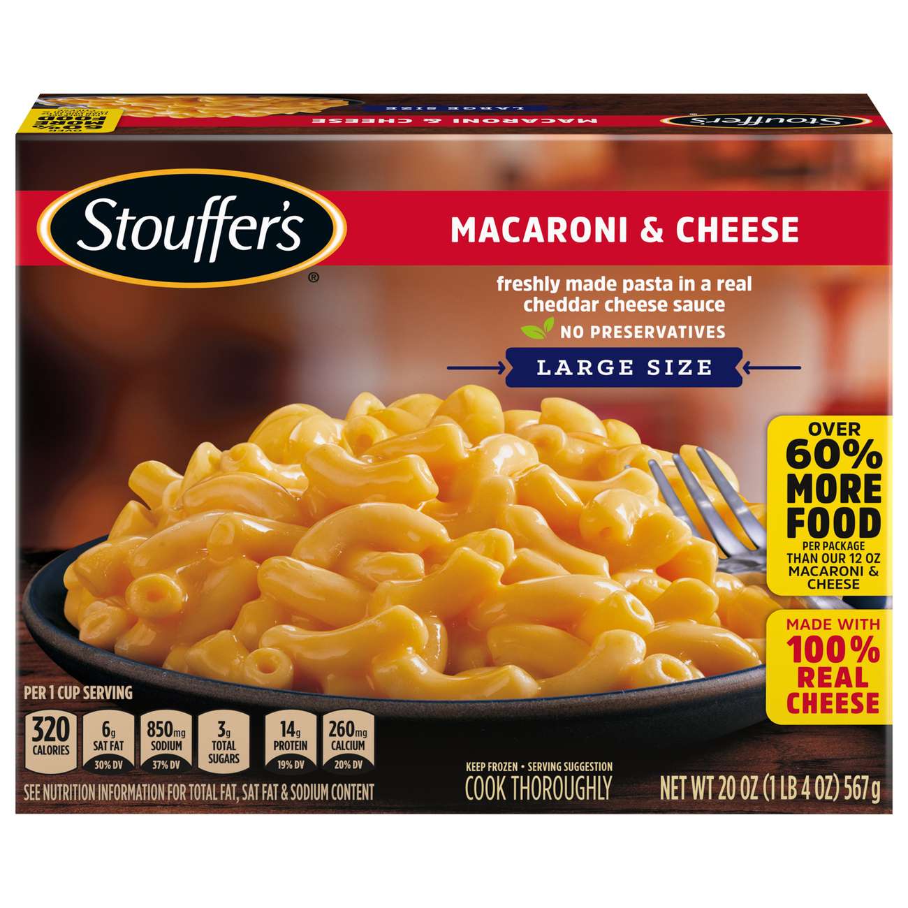 Stouffer's Macaroni & Cheese Large Size - Shop Entrees & Sides at H-E-B