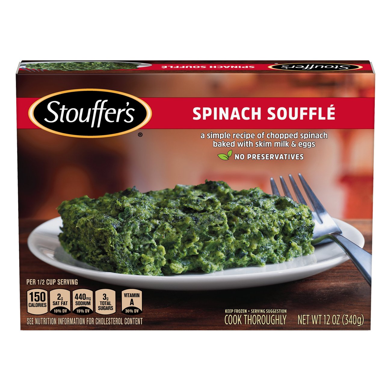 Stouffer s Classics Spinach Souffle Shop Entrees Sides At H E B