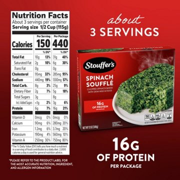 Stouffer's Classics Spinach Souffle