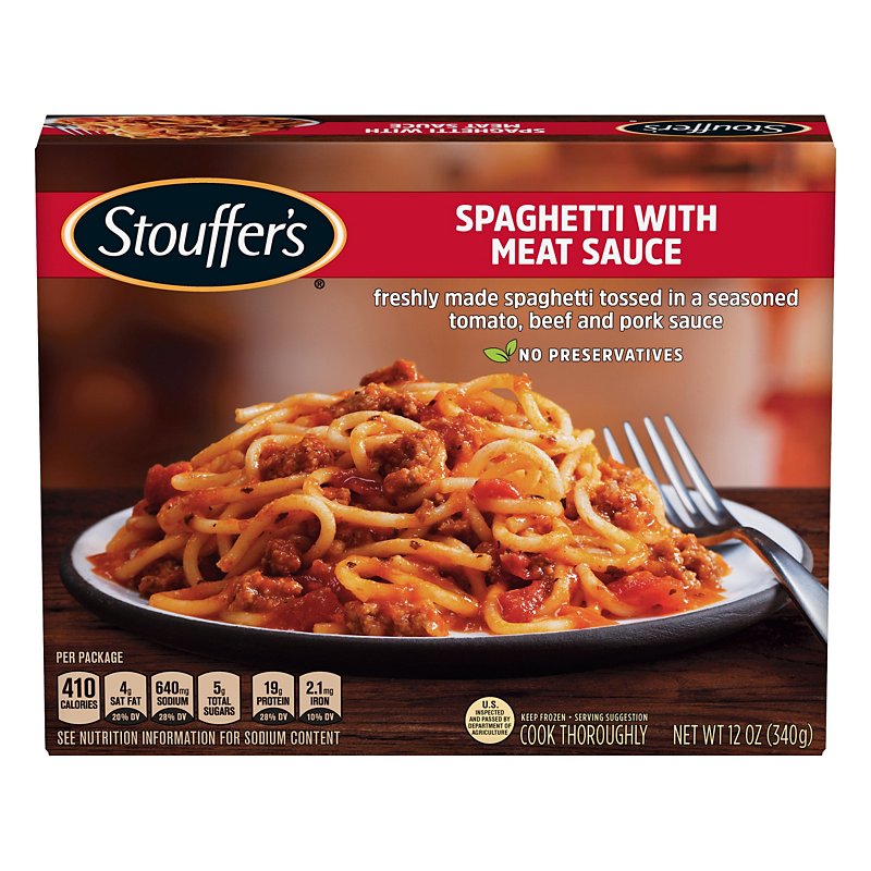 Stouffer's Classics Spaghetti with Meat Sauce - Shop Meals & Sides at H-E-B