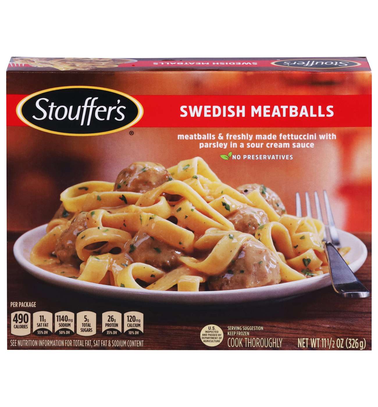 Stouffer's 26g Protein Swedish Meatballs Frozen Meal; image 1 of 7