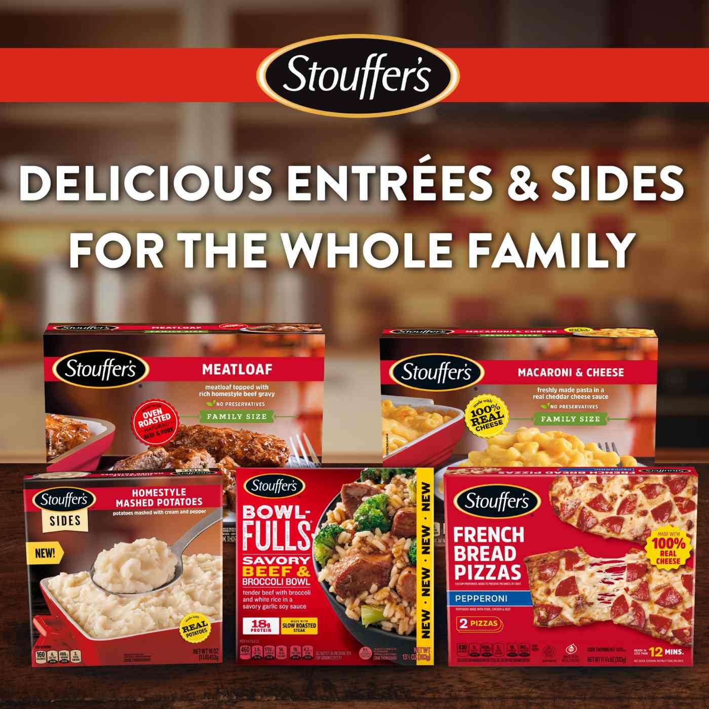 Stouffer's French Bread Frozen Pizzas Pepperoni Shop Pizza at HEB