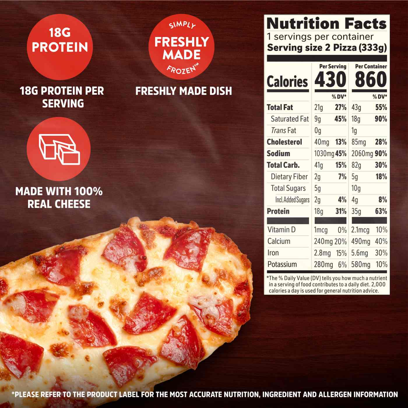 Stouffer's French Bread Frozen Pizzas - Pepperoni; image 4 of 6