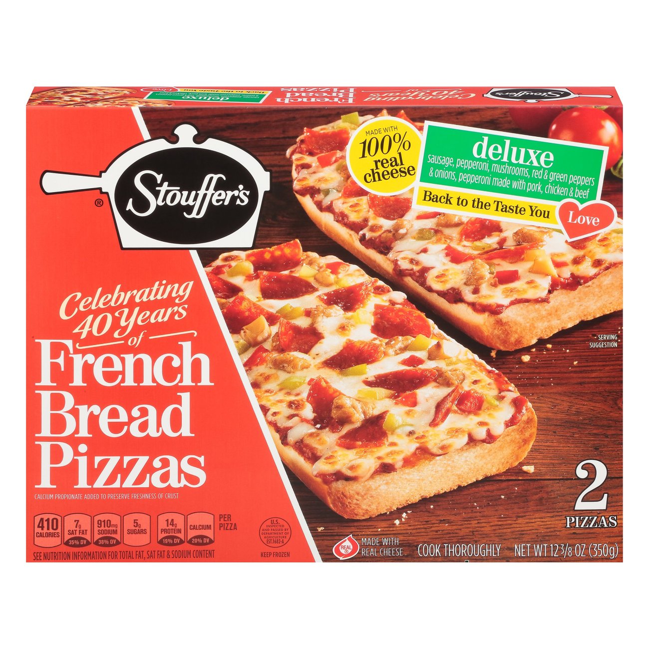 Stouffer's French Bread Pizza Deluxe Shop Pizza at HEB