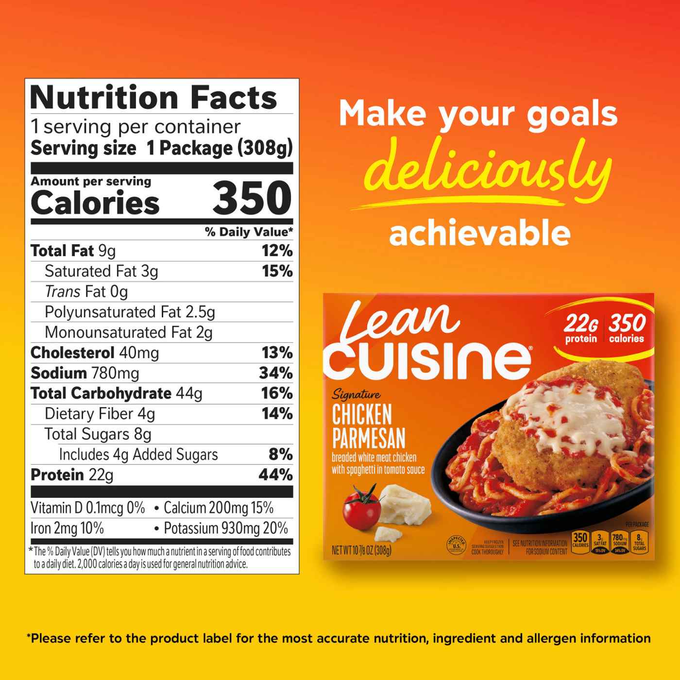 Lean Cuisine 22g Protein Chicken Parmesan Frozen Meal; image 6 of 7