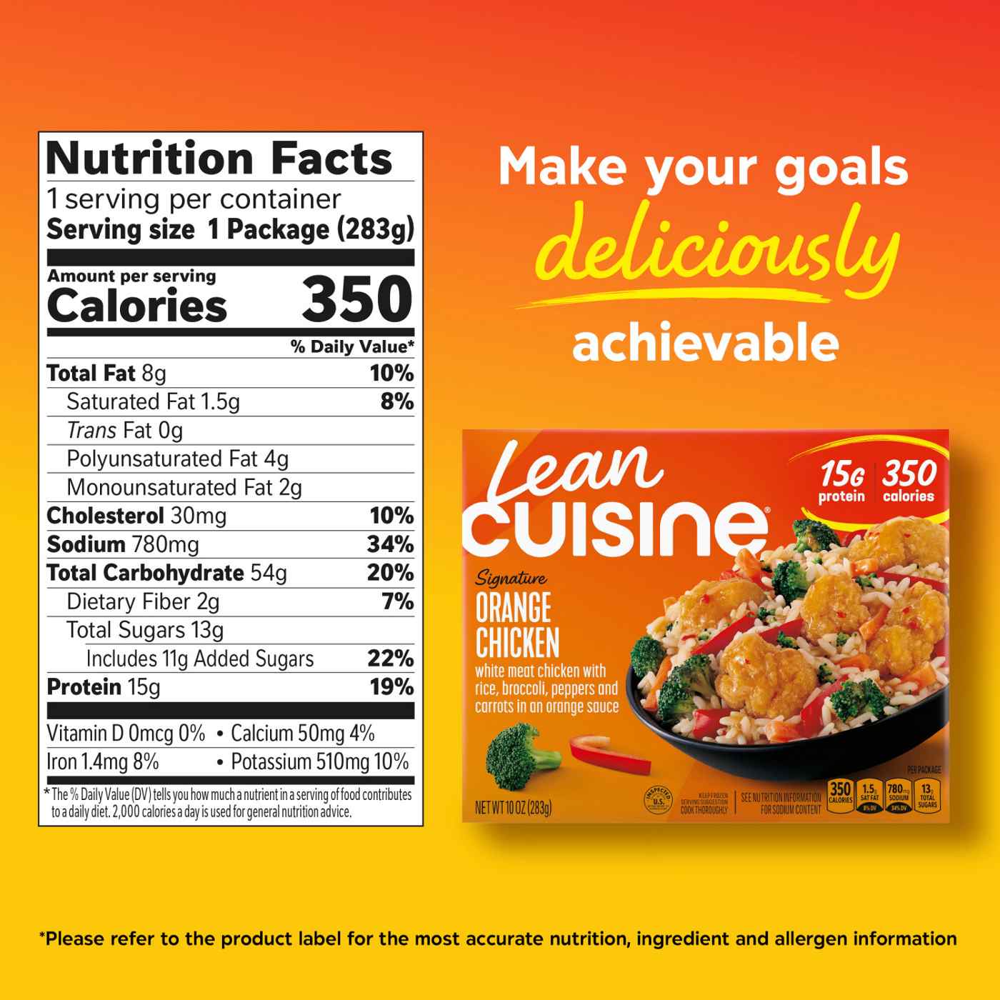 Lean Cuisine 15g Protein Orange Chicken Frozen Meal; image 11 of 12